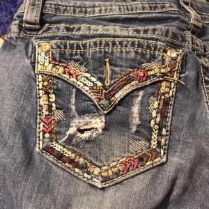 Miss Me jeans mid-rise easy boot size 28 relaxed